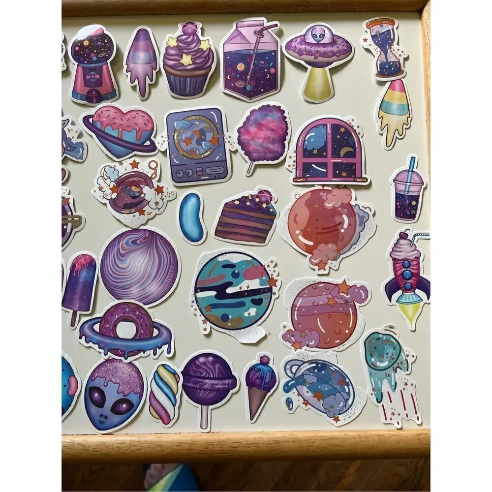 Space Candy Stickers 50 pk